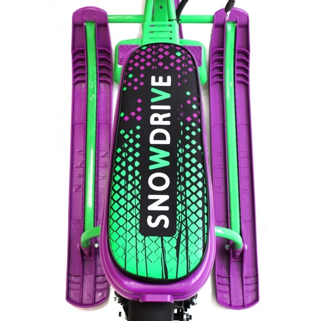 Электроснегокат Snow Razor One (фиолетово-зеленый)