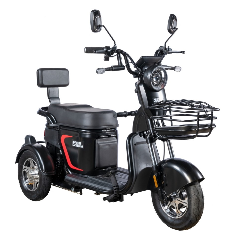Электротрицикл WHITE SIBERIA SIBTRIKE L 2000W