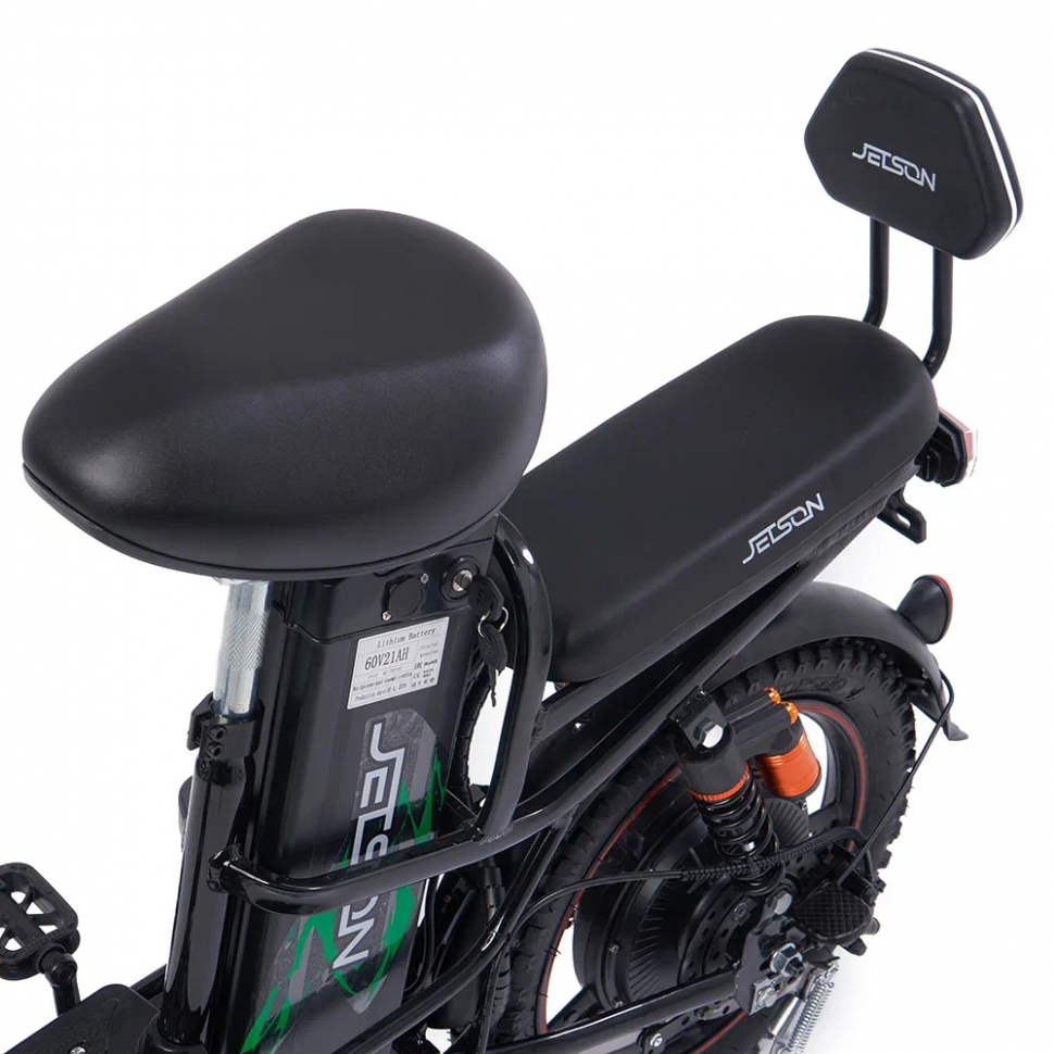 Электровелосипед Jetson Pro Max Ultra Plus (60V21Ah) (гидравлика) Черный