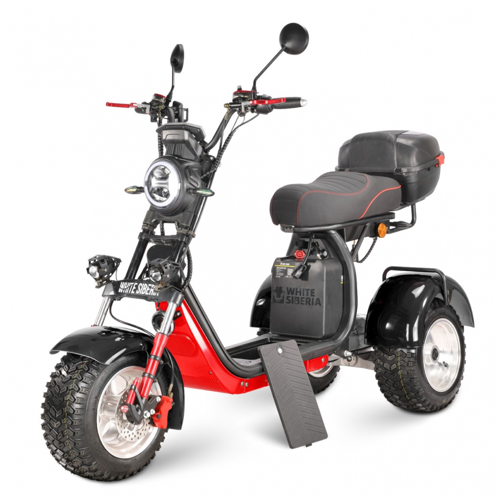 Электротрицикл WHITE SIBERIA IKRA 5000W BLACK