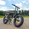 Электровелосипед Scrambler X pro 20 дюйм 48V25А 1000W (синий глянцевый)