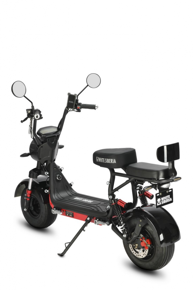 Электроскутер White Siberia MINI R 3.0 black 60v